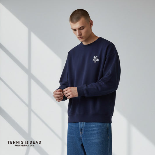 ANDREW - Mens Cotton OVERSIZED Sweatshirt【Delivery at End/APRIL/2026】