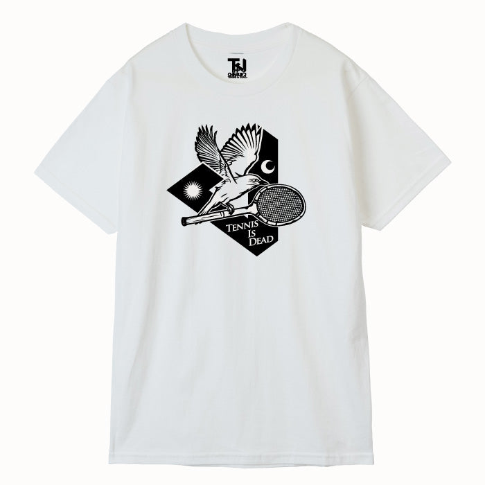 +CJ "CHARLIEJ by TENNIS is DEAD" - Mens Cotton Logo Tee