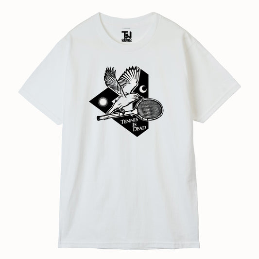 +CJ "CHARLIEJ by TENNIS is DEAD" - Mens Cotton Logo Tee