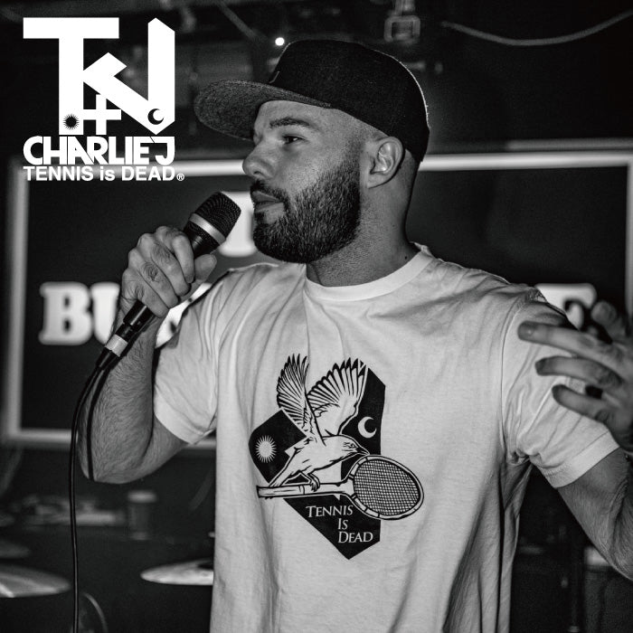 +CJ "CHARLIEJ by TENNIS is DEAD" - Mens Cotton L/S Tee