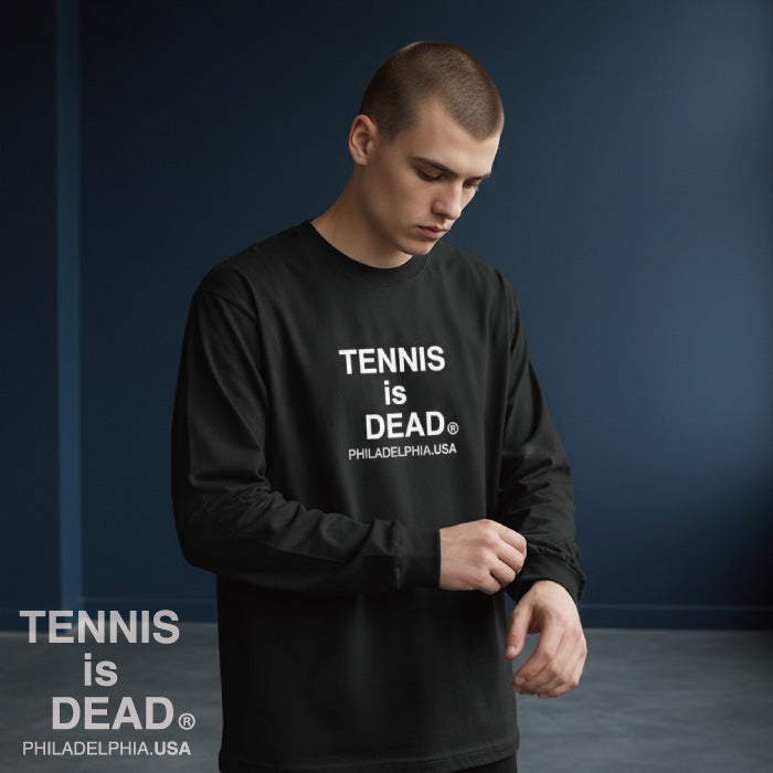 TRAVIS - Mens Cotton Logo L/S Tee