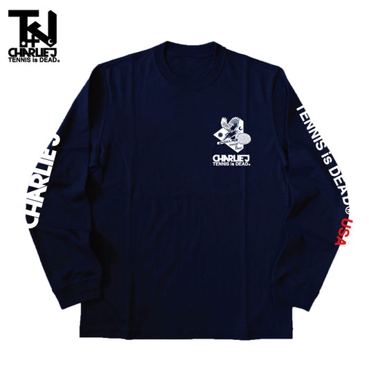 +CJ "CHARLIEJ by TENNIS is DEAD" - Mens Cotton L/S Tee